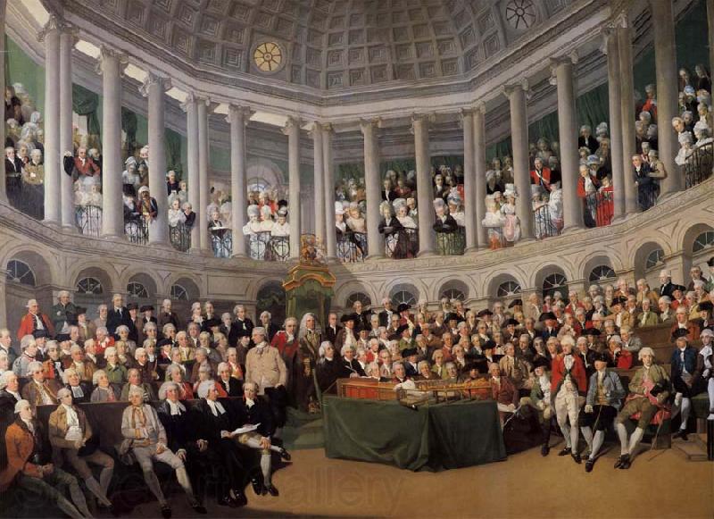 Thomas Pakenham The Irish House fo Commons addressed by Henry Grattan in 1780 during the campaign to force Britain to give Ireland free trade and legislative independ Spain oil painting art